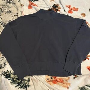 All in Motion Charcoal Mock Neck Top